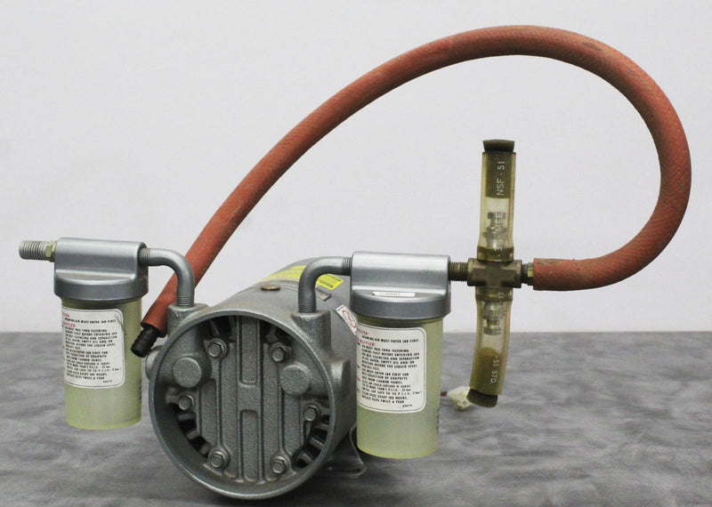 Gast 0322-V125-G314DX Oil-Less Vacuum Pump for Beckman Coulter J2-21 Centrifuge