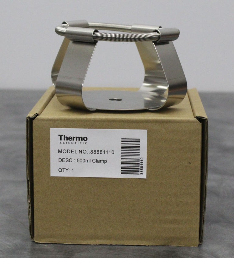 New Thermo Scientific 88881110 500mL Clamp for CO2 Resistant Shaker