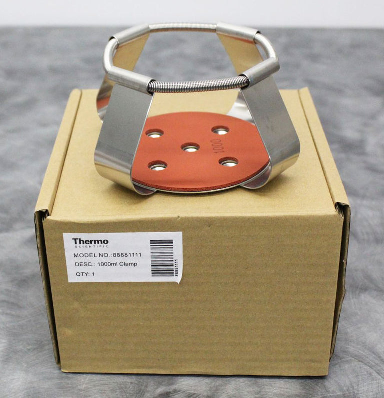 New Thermo Scientific 88881111 1000mL Clamp for CO2 Resistant Shaker