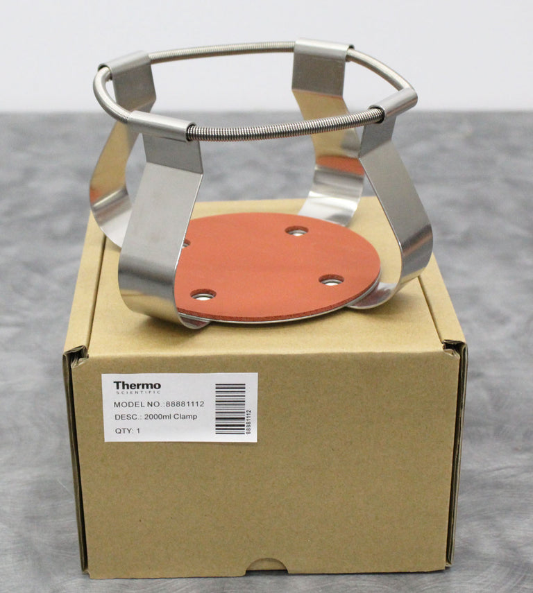 New Thermo Scientific 88881112 2000mL Clamp for CO2 Resistant Shaker