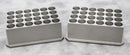 x2 Genevac HT4  Max Mass Series 1-900g 24x15mL Two-Part Sample Tube Holders