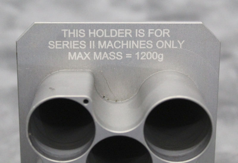 x2 Genevac HT4  Max Mass Series II-1200g 8x25mL Two-Part Sample Tube Holders 2641