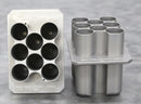 x2 Genevac HT4  Max Mass Series II-1200g 8x25mL Two-Part Sample Tube Holders 2641