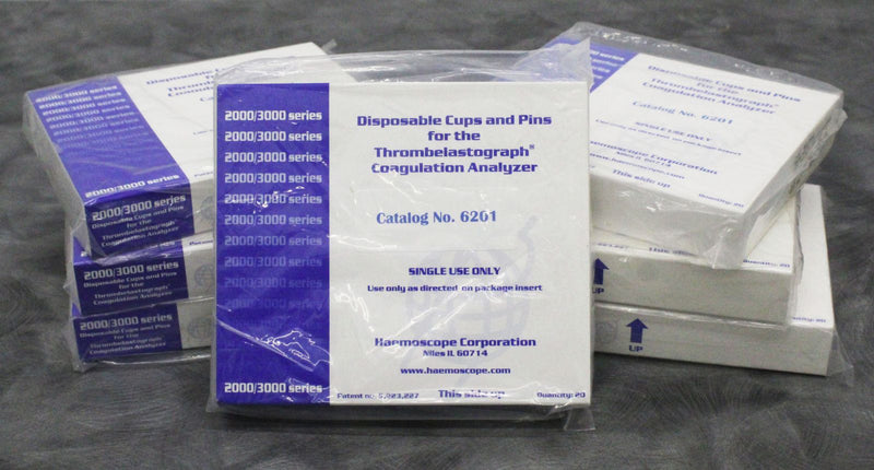 2000/3000 Series Disposable Cups & Pins f/Thrombelastograph Coagulation Analyzer