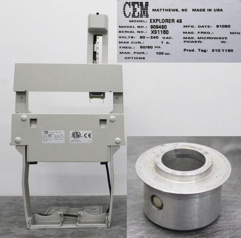 CEM Explorer 48 Microwave Autosampler Model 909480 with Warranty
