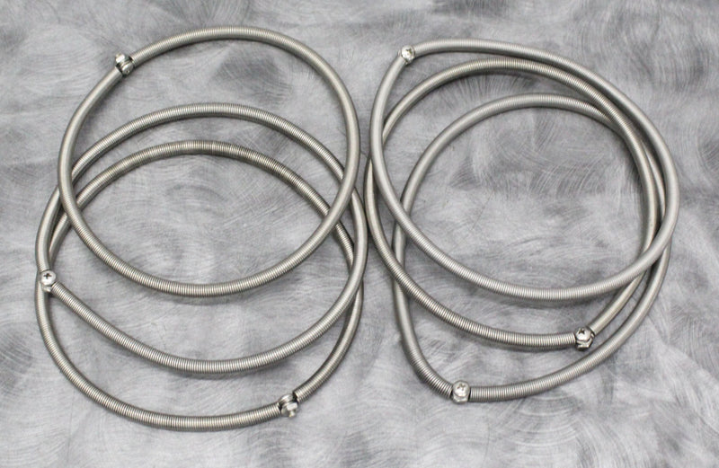 Lot of 6 Large Flask Clamp Wire Springs 10 Inch Diameter for Shakers