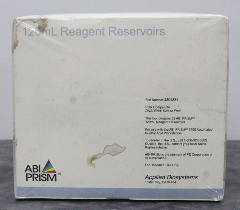Applied Biosystems PRISM 6700 120mL Reagent Reservoirs 4304831 Pack of 32