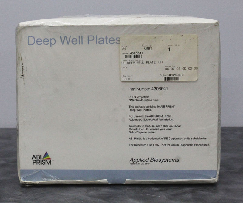 Applied Biosystems PRISM 6700 Deep-Well Plates 4308641 Pack of 10