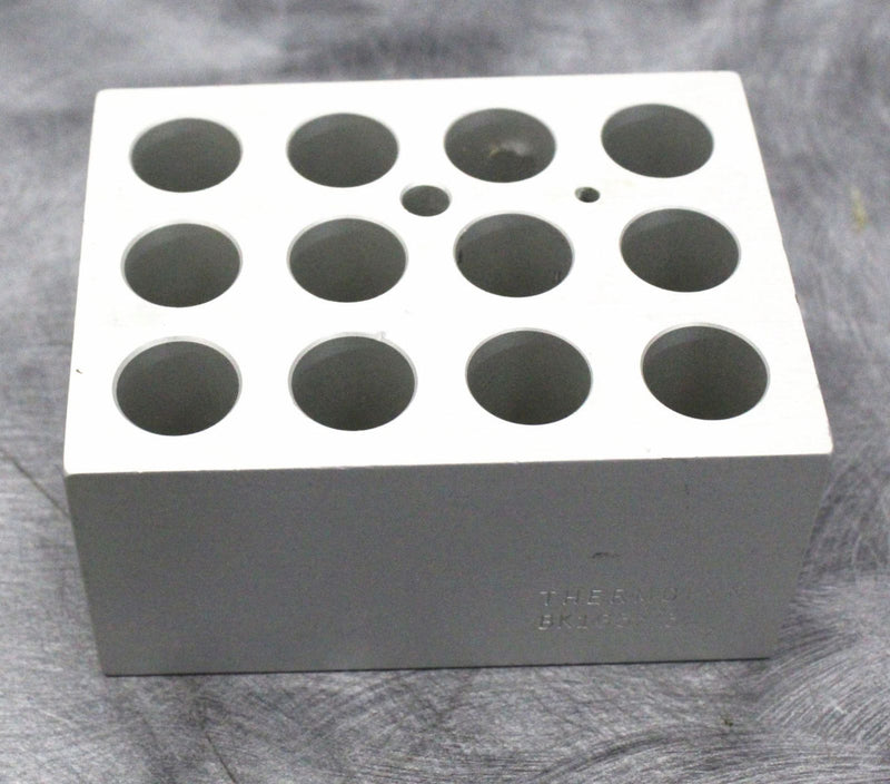 Lot of 2 Thermolyne BK165X7A Test Tube Dry Bath Heating Block 12 X 16mm