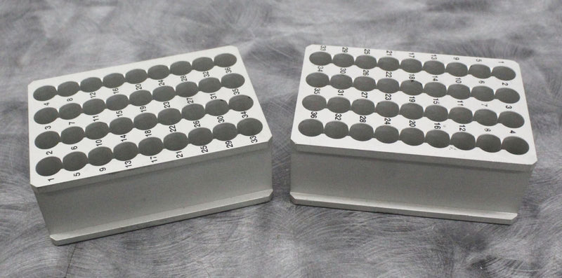 Lot of 2 Gilson 101 Incubator Heating Block 36 X 1.5mL Vial Tube