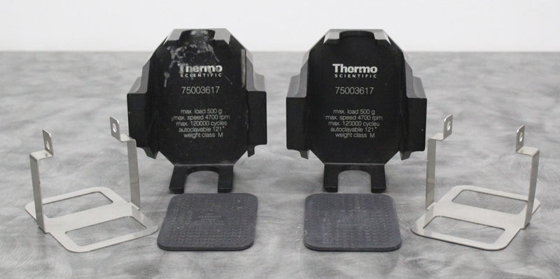 Lot of 2 Thermo Scientific 75003617 Centrifuge Rotor Microplate Buckets
