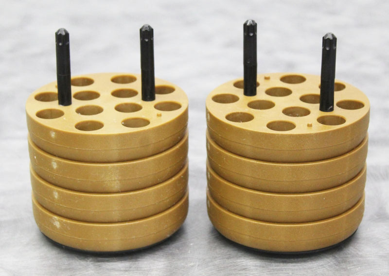 x2 Thermo Scientific Sorvall 75003718 Centrifuge Rotor Adapters 12x14mL