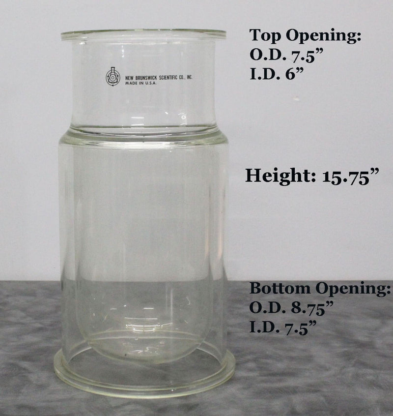 New Brunswick BioFlo CelliGen Bioreactor Fermenter Vessel 5-Liter Water Jacket