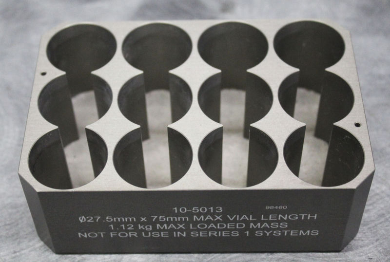 SP Scientific 10-5013 Genevac 12-Slot Vial Holder for Side-Bridge Swing Bucket