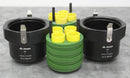 x2 Thermo Jouan 11174218 Centrifuge Rotor Buckets with 4 x 50mL Tube Adapters