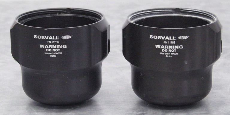 x2 Sorvall Dupont 11788 Centrifuge Rotor Swing Buckets for H-1000B Rotor