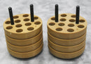 x2 Thermo Scientific 75003718 Centrifuge Rotor Bucket Adapters 12x14mL