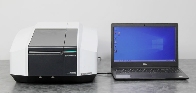 Shimadzu UV-2600i UV-Vis Spectrophotometer 207-26000-58 w/ Laptop & Software