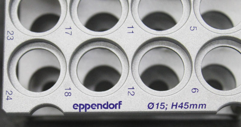 Eppendorf Tube Rack 015; H45 mm for the epMotion 5075 Liquid Handler