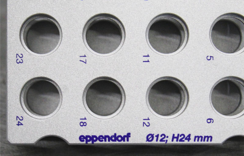Eppendorf Tube Rack 012; H24 mm for the epMotion 5075 Liquid Handler