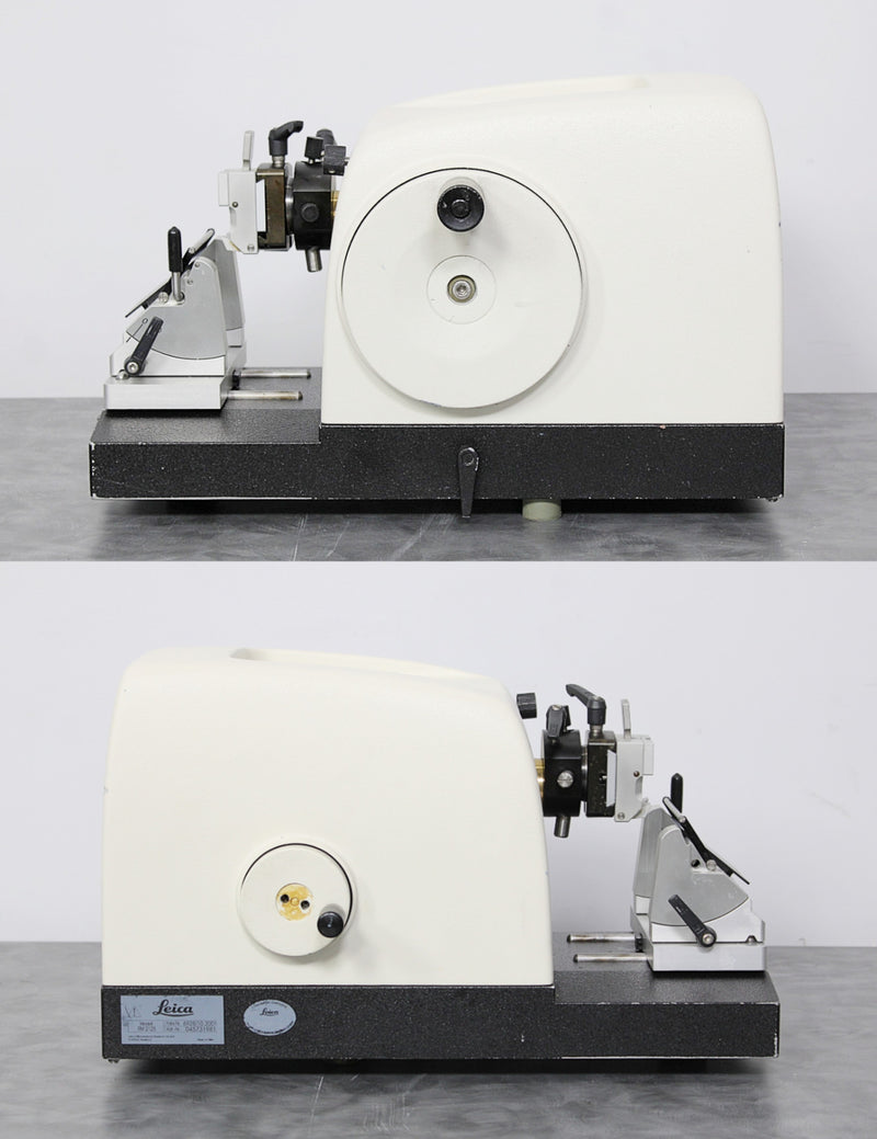 Leica RM2125 Manual Rotary Microtome 045731981 w/ Low Profile Knife Holder