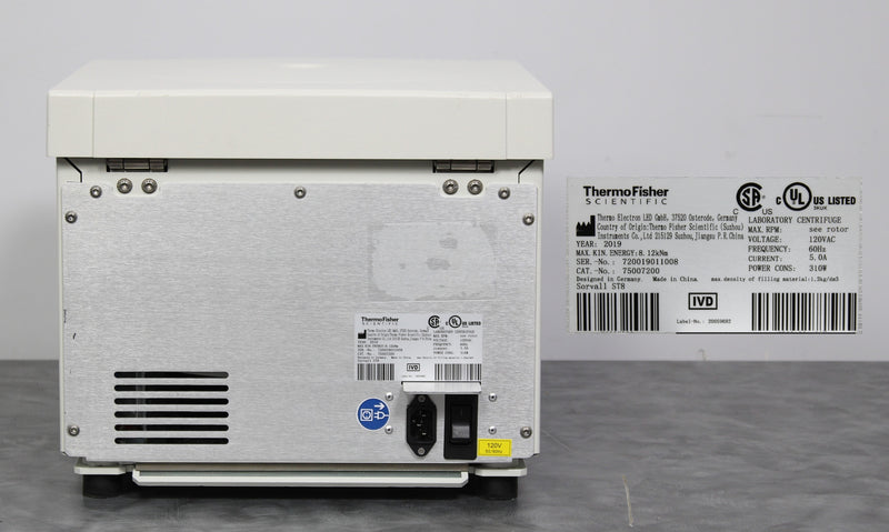 Thermo Scientific Sorvall ST8 High-Speed Benchtop Centrifuge 75007200
