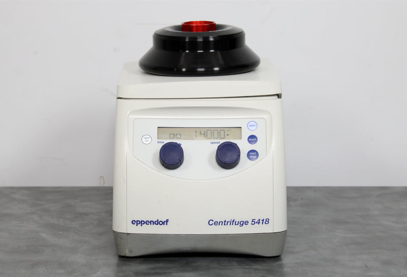 Eppendorf 5418 Benchtop Microcentrifuge w/ FA-45-18-11 Fixed-Angle Rotor