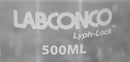 Labconco 500mL Lyph-Lock Freeze Dry Flask 75508 Complete 19/38 STJ