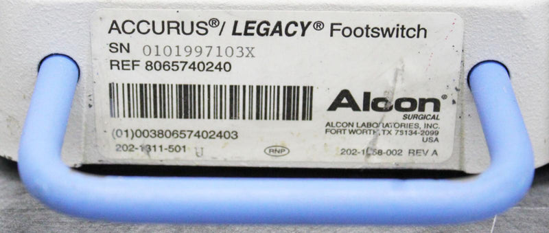 Alcon Accurus / Legacy Footswitch 8065740240 for Phaco 20000 Legacy Aspirator